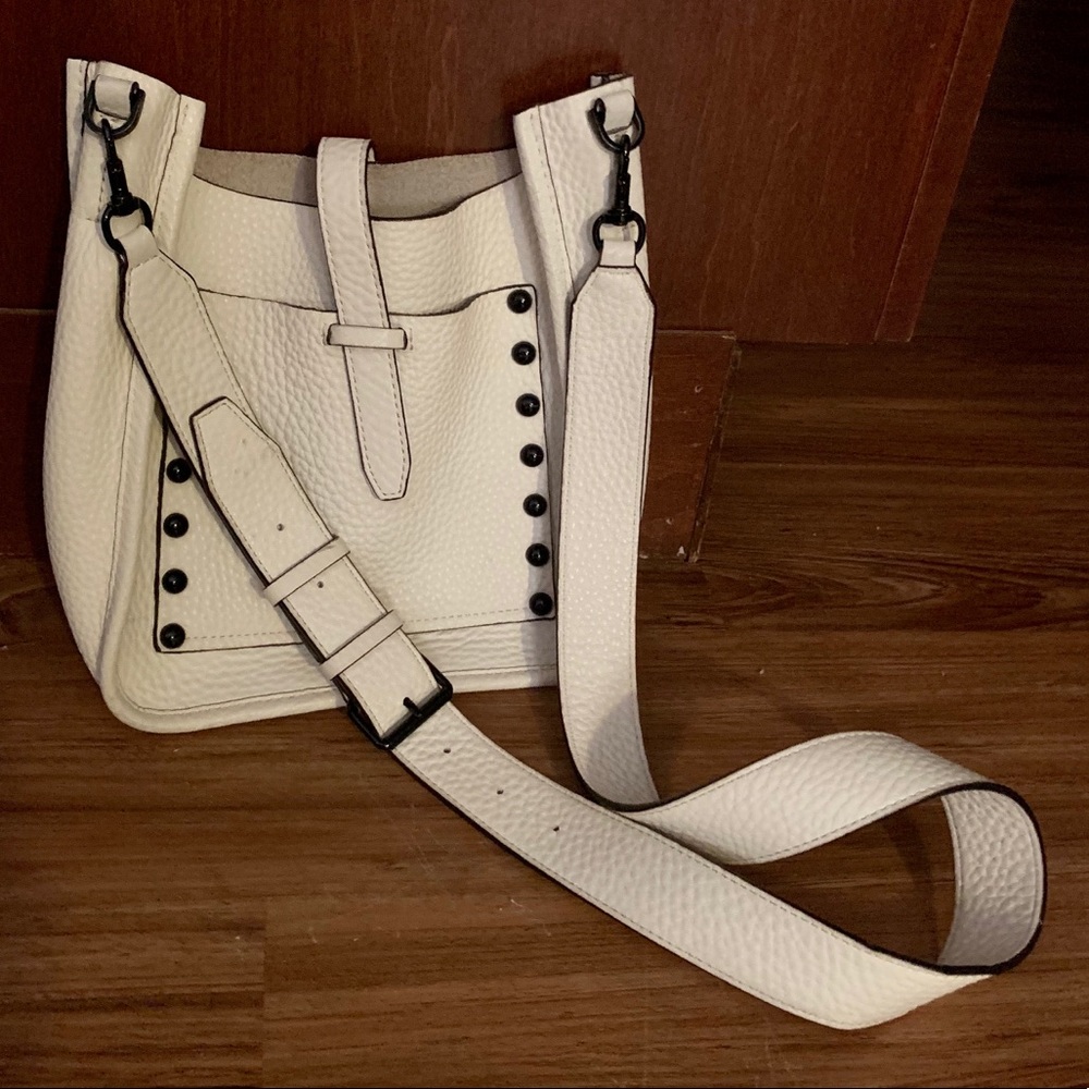 Rebecca Minkoff White Leather Crossbody Purse